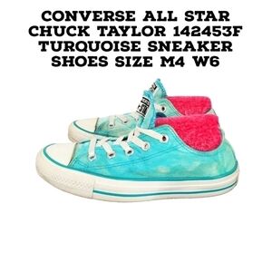 Converse Shoes M4 W6 All Star Chuck Taylor 142453F Turquoise Sneaker